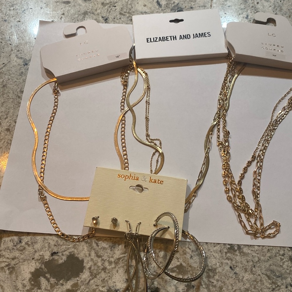 Fashion jewelry bundle Lauren Conrad Elizabeth and James